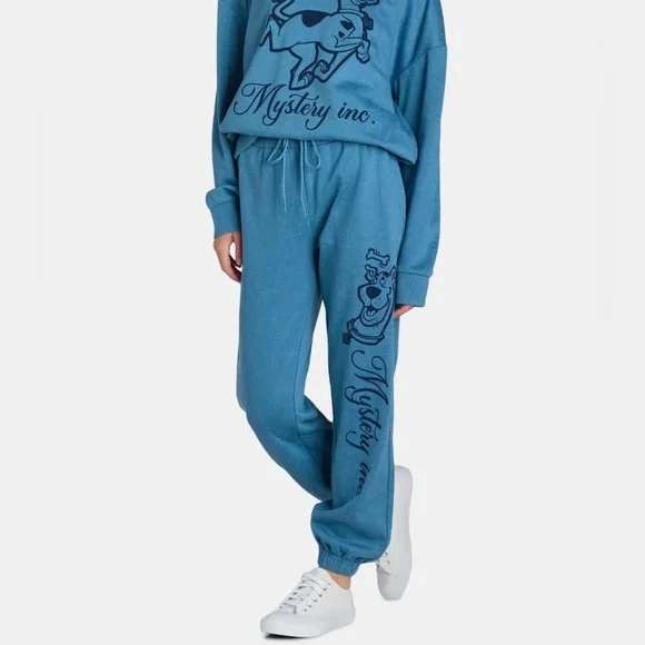 🚫SOLD🚫 Scooby Doo Blue Sweatpants - Sz. XS - Picture 4 of 10